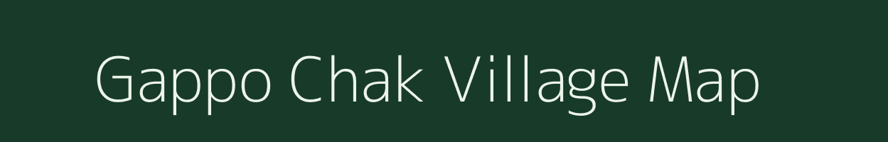 Gappo Chak village map in Bihar