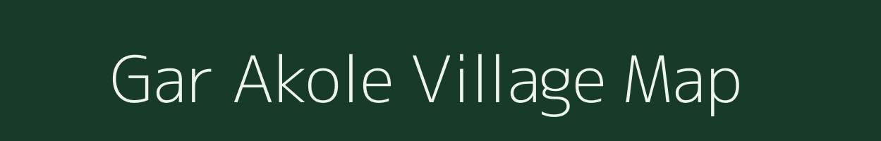 Gar Akole village map in Maharashtra