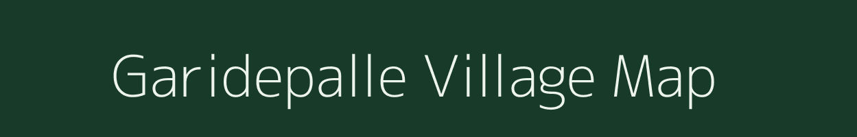 Garidepalle village map in Andhra Pradesh