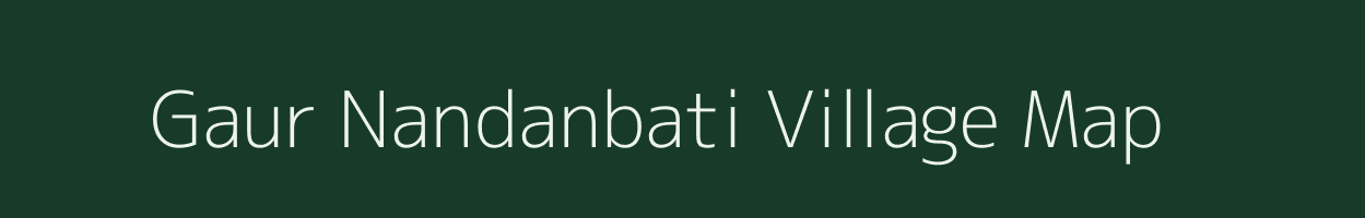 Gaur Nandanbati village map in West Bengal