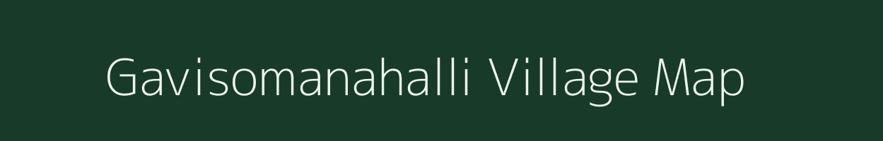 Gavisomanahalli village map in Karnataka