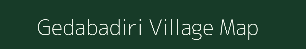 Gedabadiri village map in Odisha