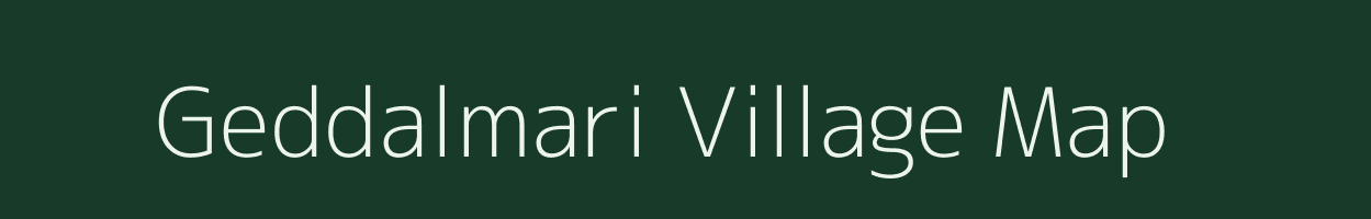 Geddalmari village map in Karnataka