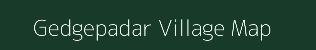 Gedgepadar village map in Odisha