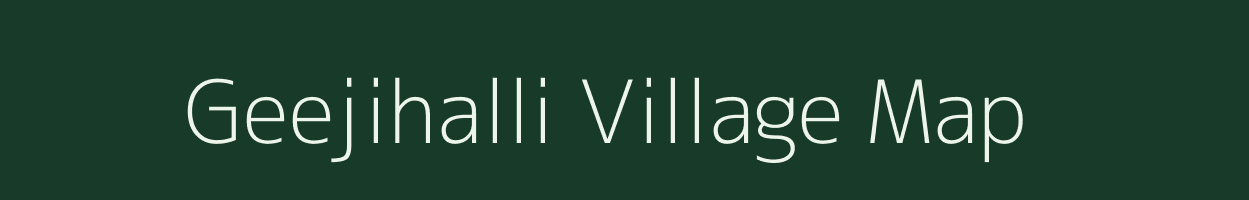 Geejihalli village map in Karnataka