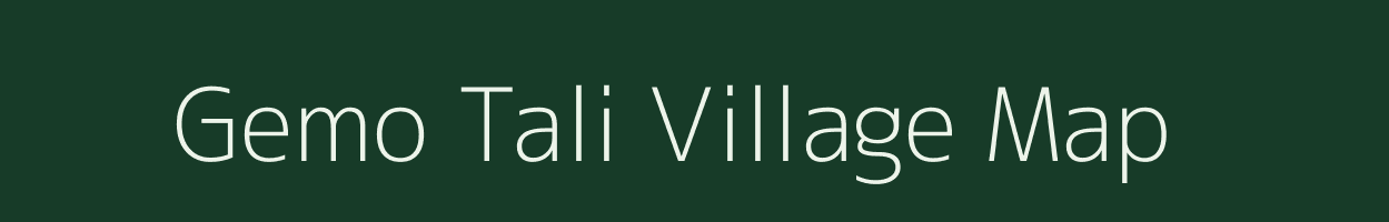 Gemo Tali village map in Arunachal Pradesh