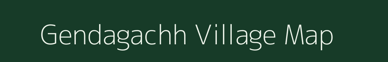 Gendagachh village map in West Bengal