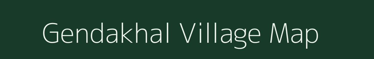Gendakhal village map in Odisha