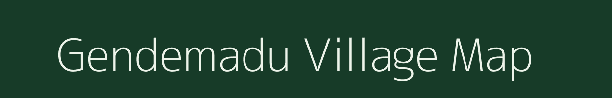 Gendemadu village map in Karnataka
