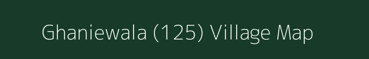 Ghaniewala (125) village map in Punjab