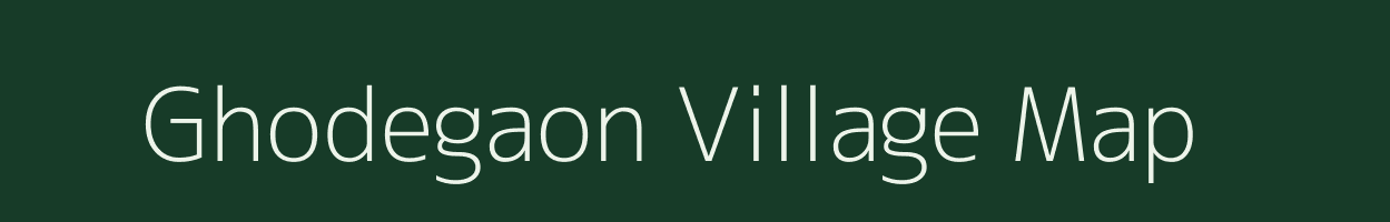 Ghodegaon village map in Maharashtra