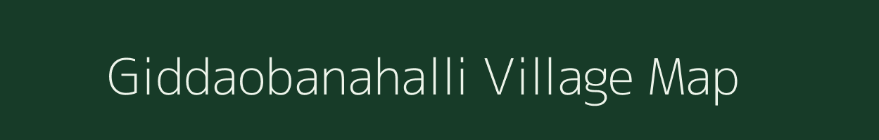 Giddaobanahalli village map in Karnataka