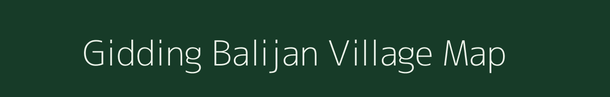 Gidding Balijan village map in Arunachal Pradesh