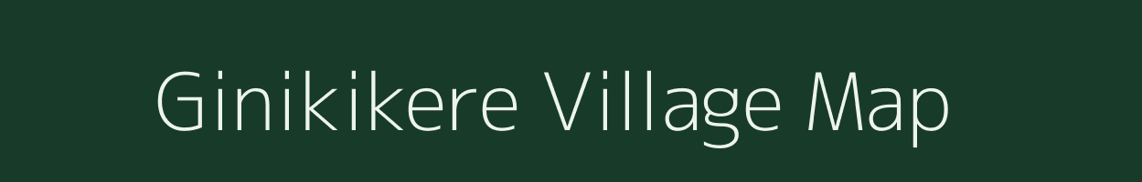 Ginikikere village map in Karnataka