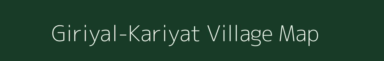 Giriyal-Kariyat village map in Karnataka