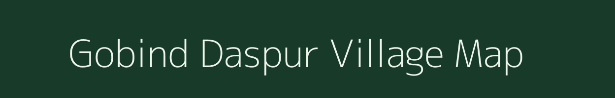 Gobind Daspur village map in Bihar