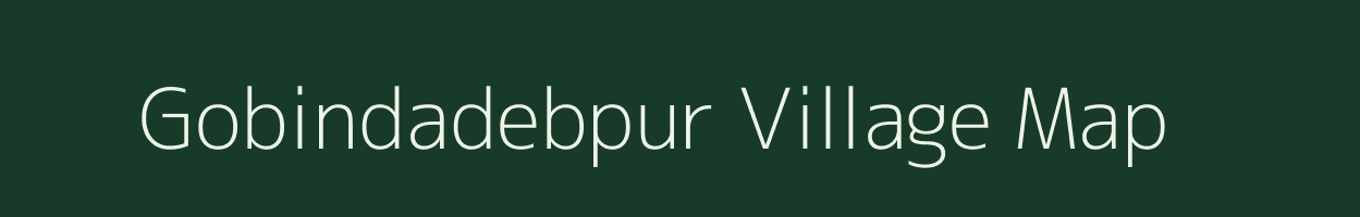 Gobindadebpur village map in West Bengal