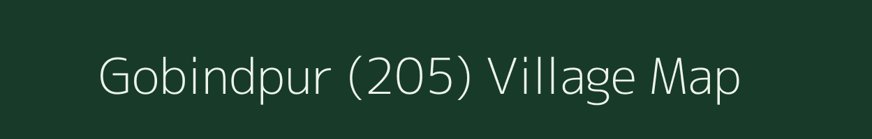 Gobindpur (205) village map in Haryana