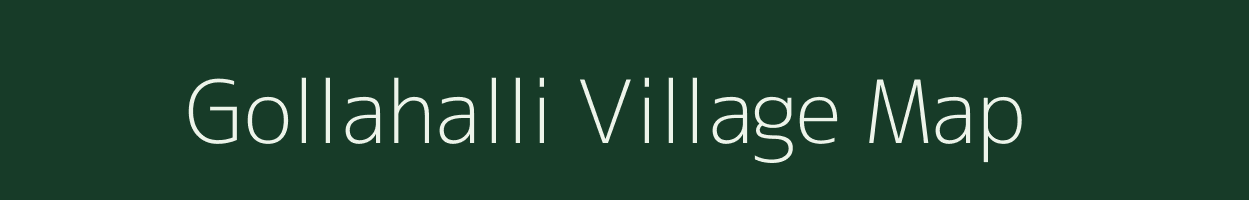 Gollahalli village map in Karnataka