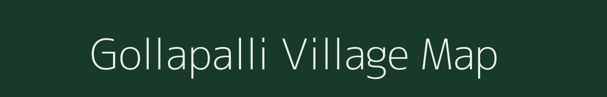 Gollapalli village map in Karnataka