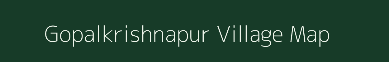 Gopalkrishnapur village map in Odisha