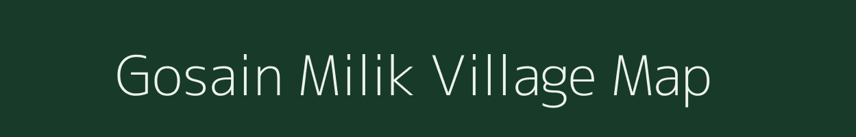 Gosain Milik village map in Bihar