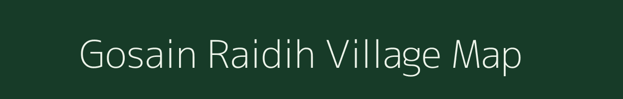 Gosain Raidih village map in Jharkhand