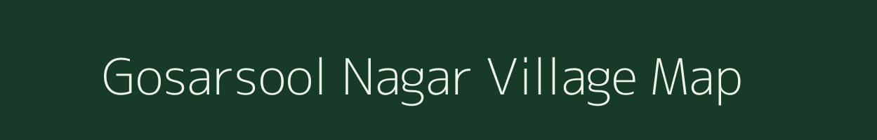 Gosarsool Nagar village map in Rajasthan