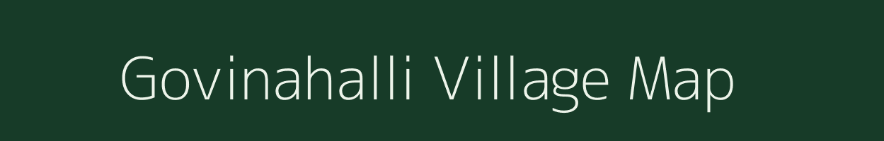 Govinahalli village map in Karnataka