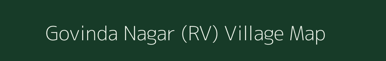 Govinda Nagar (RV) village map in Andaman & Nicobar Islands
