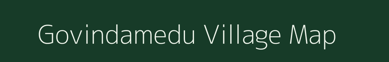 Govindamedu village map in Tamil Nadu