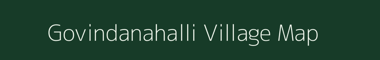 Govindanahalli village map in Karnataka