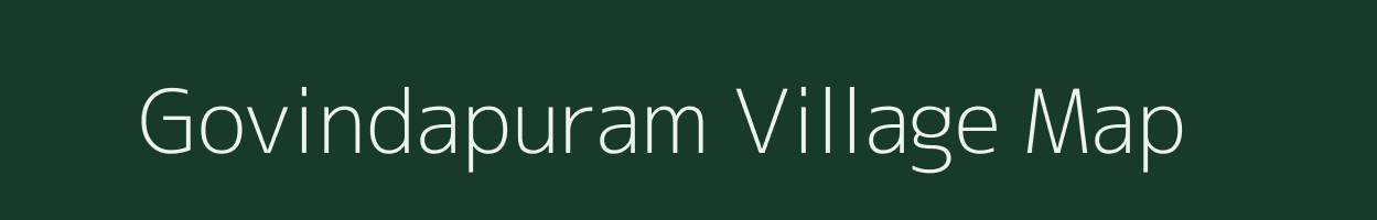 Govindapuram village map in Tamil Nadu