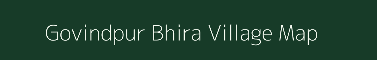 Govindpur Bhira village map in Uttar Pradesh