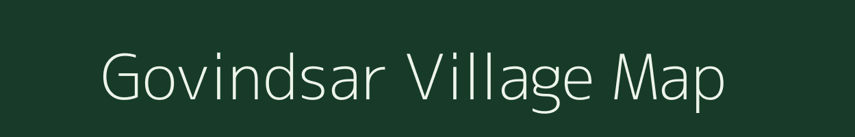 Govindsar village map in Rajasthan