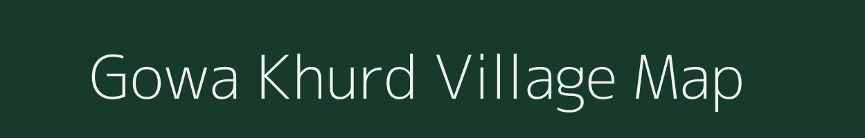 Gowa Khurd village map in Rajasthan