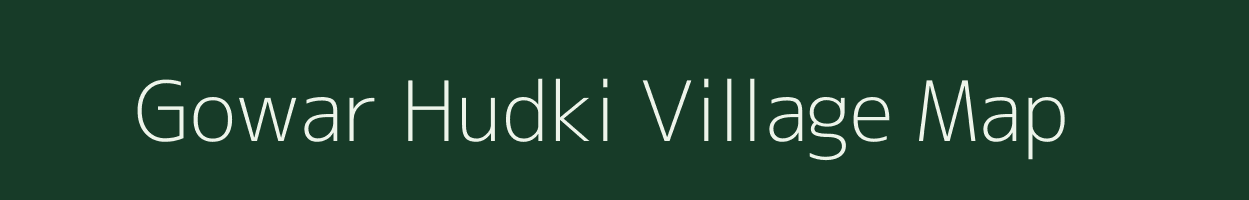 Gowar Hudki village map in Maharashtra