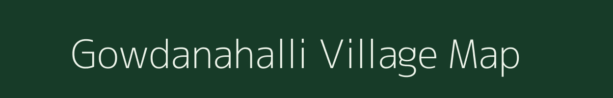 Gowdanahalli village map in Andhra Pradesh