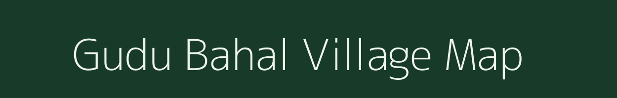 Gudu Bahal village map in Chhattisgarh