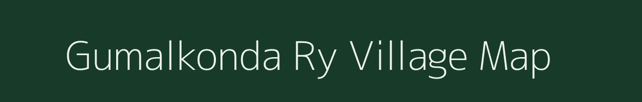 Gumalkonda Ry village map in Maharashtra