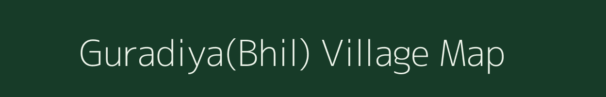 Guradiya(Bhil) village map in Madhya Pradesh