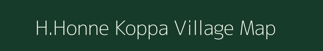 H.Honne Koppa village map in Karnataka