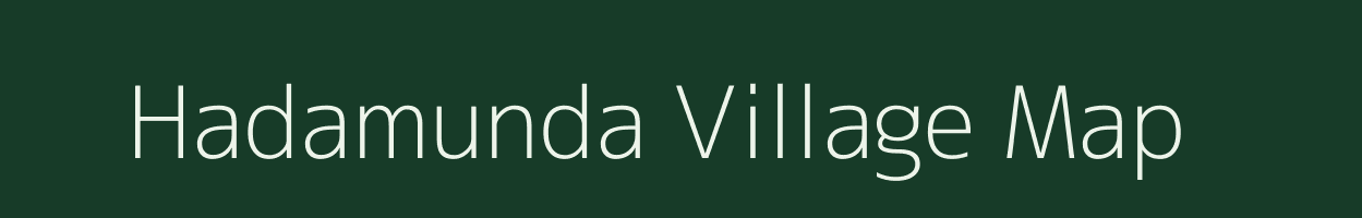 Hadamunda village map in Odisha