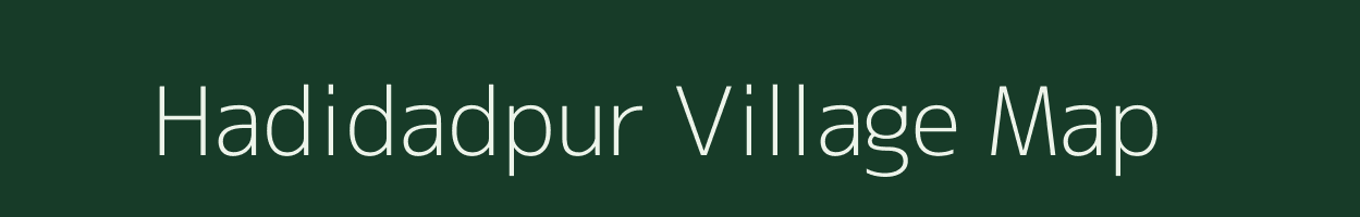 Hadidadpur village map in Maharashtra