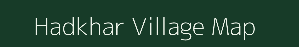 Hadkhar village map in Madhya Pradesh