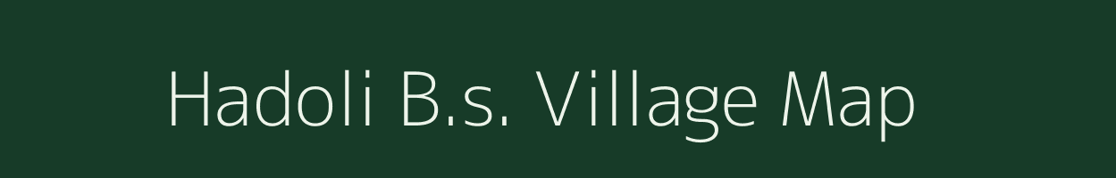 Hadoli B.s. village map in Maharashtra