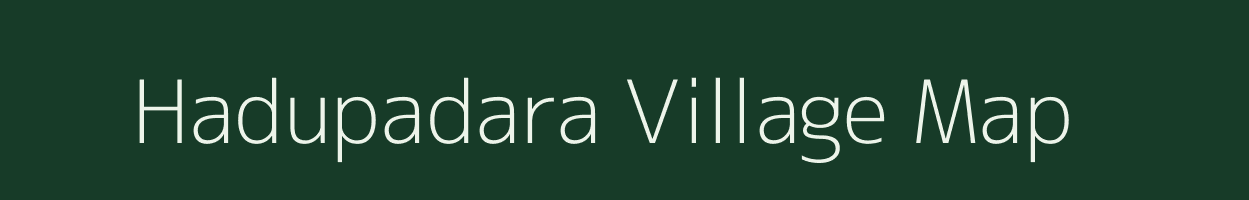 Hadupadara village map in Odisha