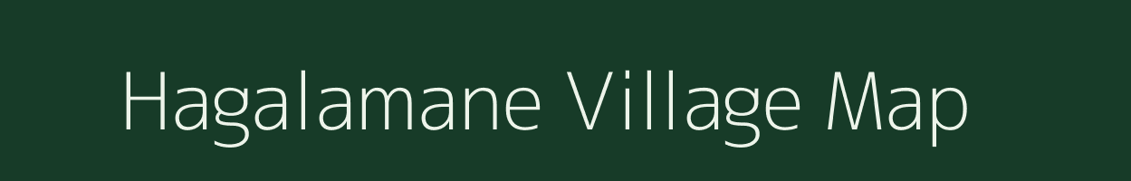 Hagalamane village map in Karnataka