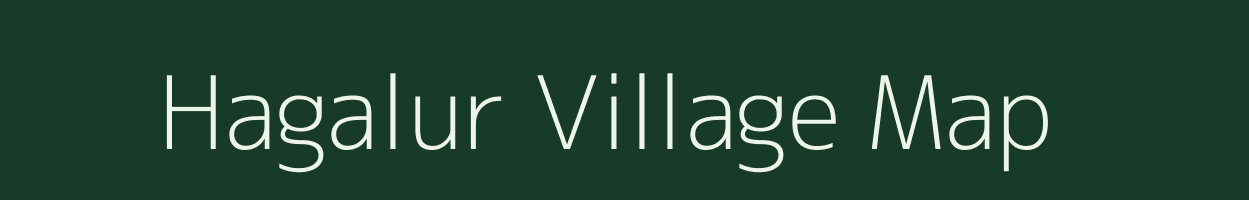 Hagalur village map in Karnataka