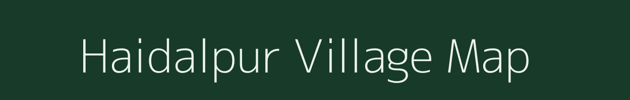 Haidalpur village map in Uttar Pradesh